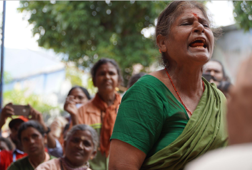 Workers have also demanded an end to the biometric system of attendance. They must punch in at least three times/day or will lose pay for the entire day. Sometimes, the machine does not record the attendance or malfunctions. The worker does not receive pay for that day, with no grievance redressal mechanism in place for corrections.