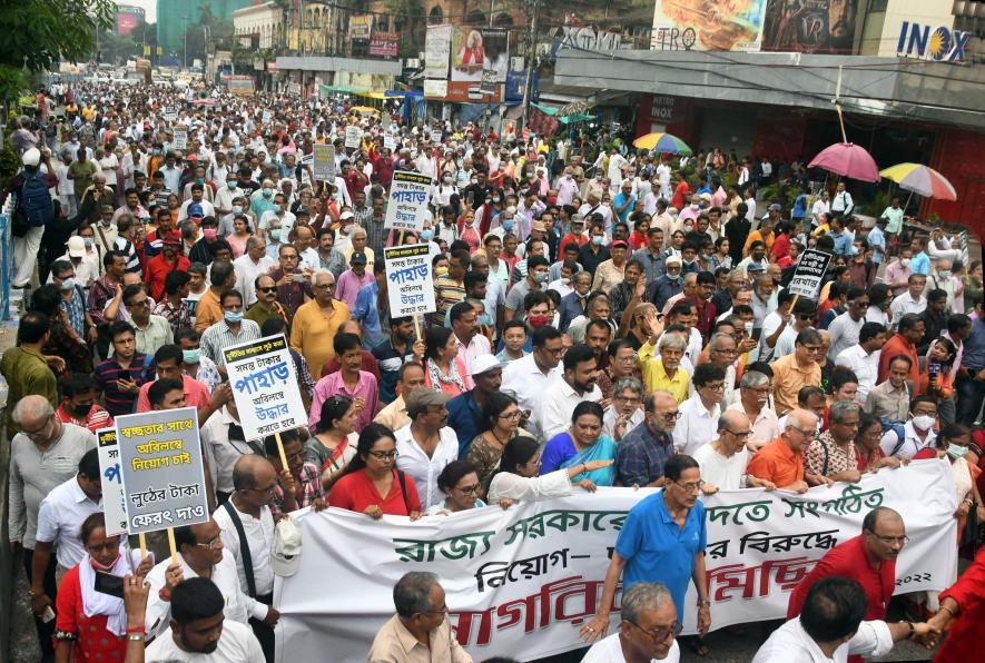 Citizen's march against corruption in West Bengal