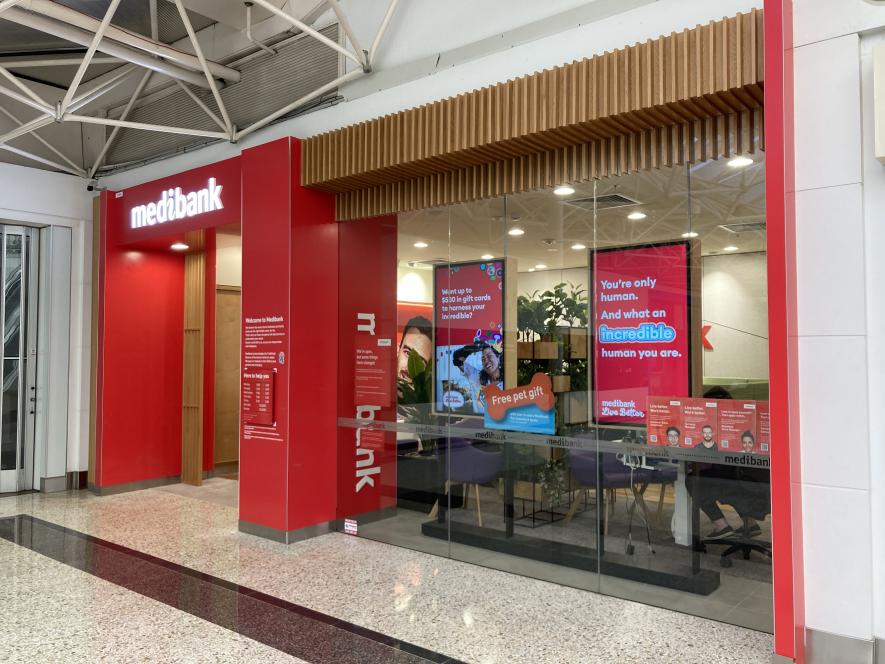 A Medibank office in Westfield Woden