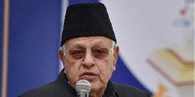 National Conference president Farooq Abdullah.