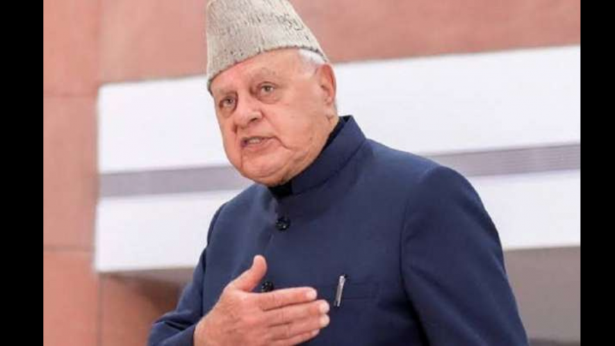 Former chief minister Farooq Abdullah 