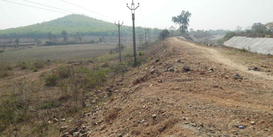 Empty canal in Boro season at Khatra, Bankura