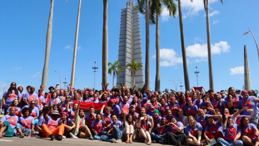 The 150-person delegation was one of the largest from the US in recent history. Photo: Zoe Alexandra