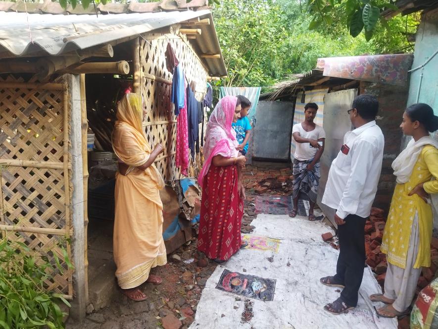 The desolate condition of people at Makrampur 