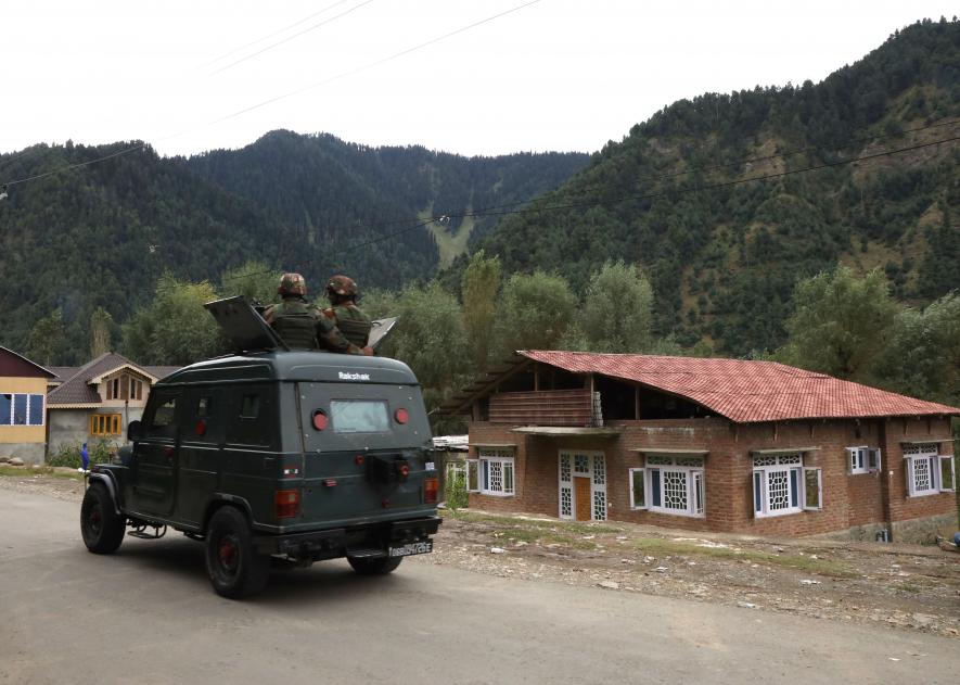 Army Gypsies entering the Gandole area.