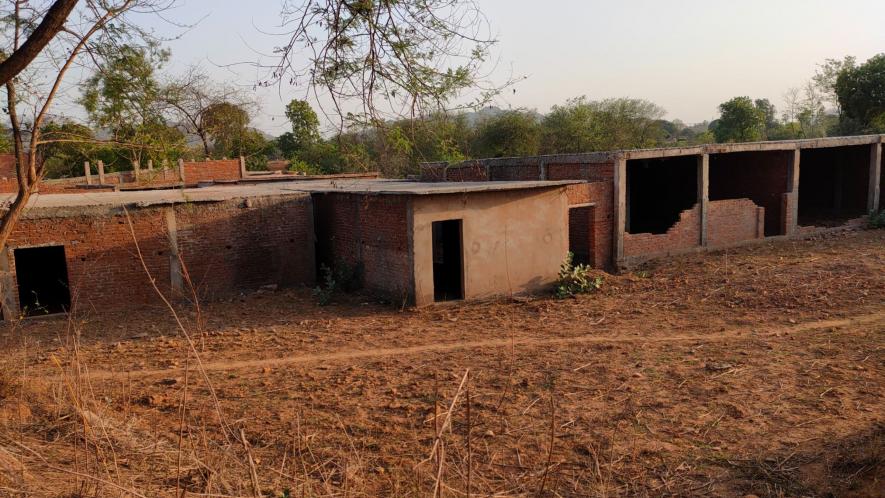 Kursa village where half-built concrete houses cropped up which were to be acquired. Photo - Kashif Kakvi