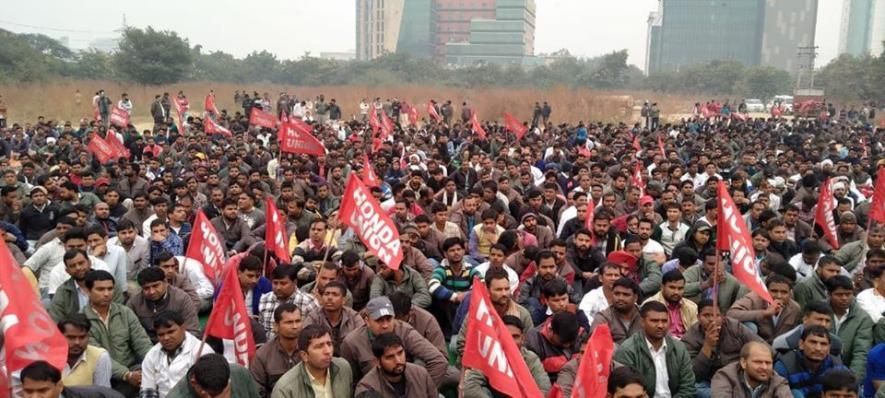 workers protest