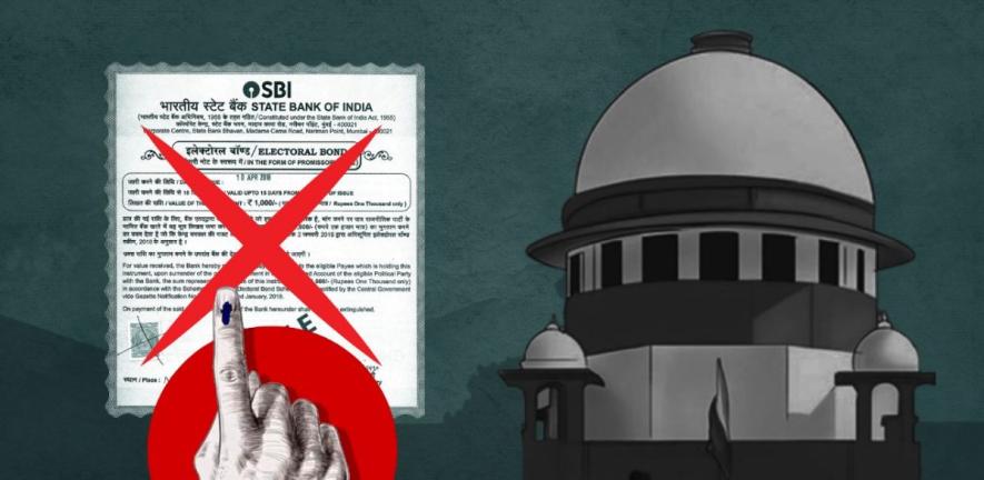 That limit was removed by amending the said Act and it led the corporates to contribute unlimited amounts through electoral bonds sold through the State Bank of India (SBI).