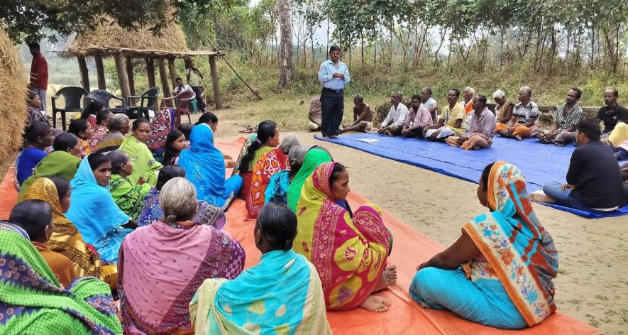 Awareness programme for plastic free village (Photo - Prativa Ghosh, 101Reporters) .