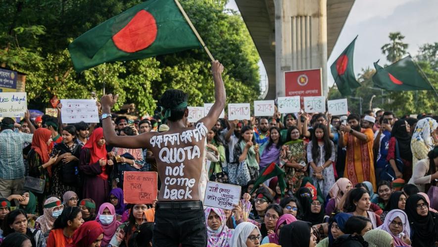 Student protesters launched the Bangla Blockade last week to further demands for quota reform. Photo: Rayhan Ahmed / Wikimedia Commons