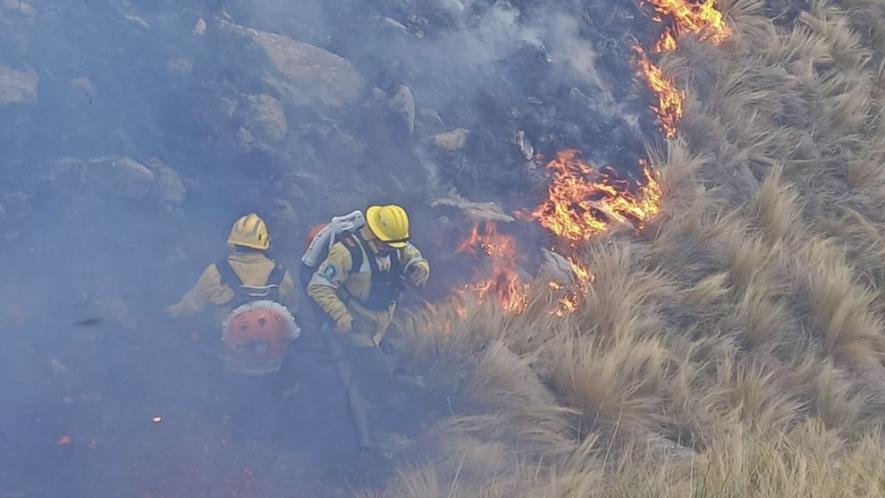 Fires in Córdoba, Argentina have been raging for the past month. Photo: Córdoba Government