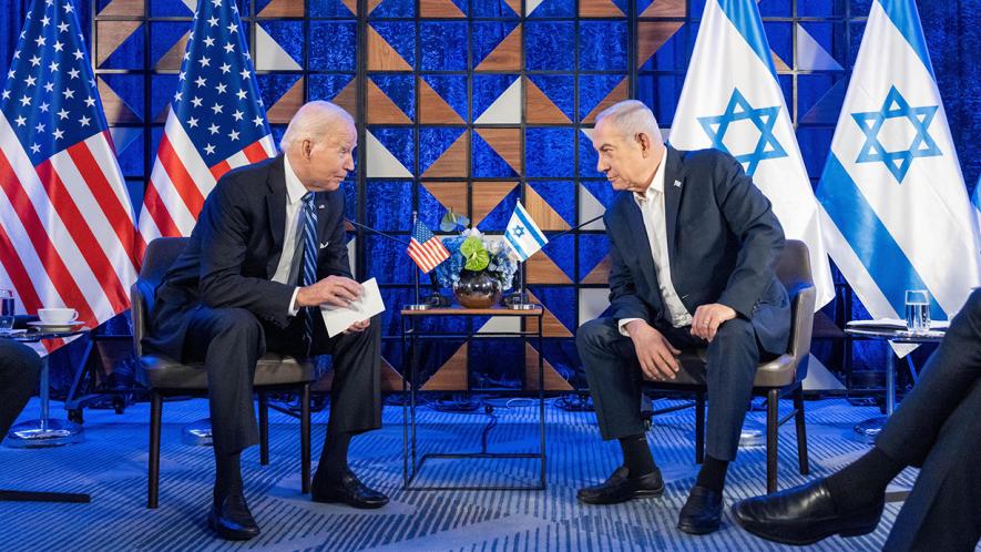 US President Joe Biden meets with Israeli Prime Minister Benjamin Netanyahu meet in October of 2023 (Photo: The White House)