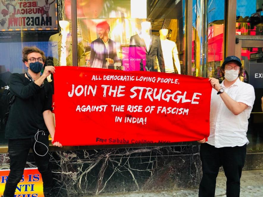 Protest at Times Square against Hate politics in India