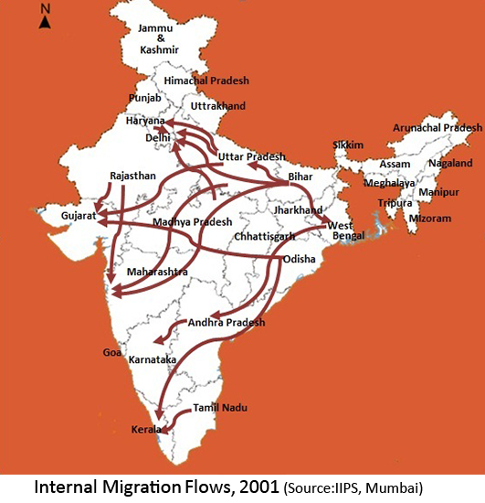 internal migrant flow